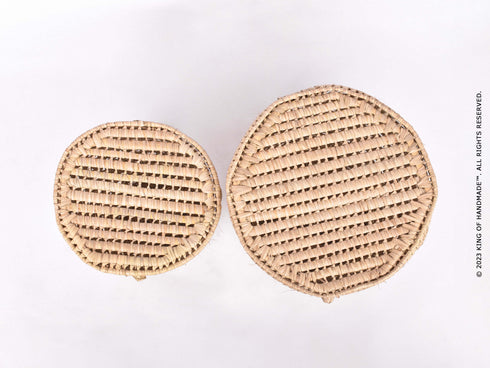 Laundry Basket - Chic Woven Toy Storage Basket for Boho Nursery
